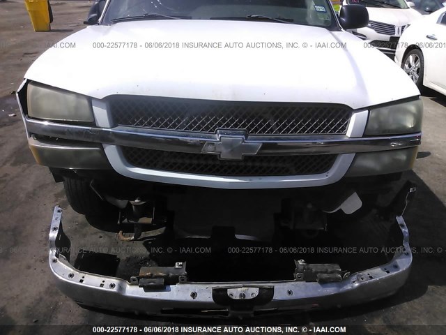 1GCEC14X93Z114654 - 2003 CHEVROLET SILVERADO C1500 WHITE photo 6