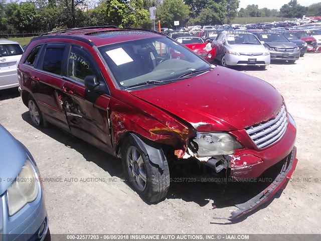2C8GF68455R535490 - 2005 CHRYSLER PACIFICA TOURING RED photo 1