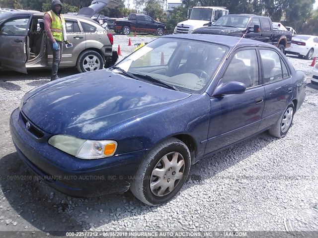 2T1BR18EXWC072262 - 1998 TOYOTA COROLLA VE/CE/LE 蓝色 照片 2