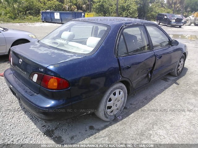 2T1BR18EXWC072262 - 1998 TOYOTA COROLLA VE/CE/LE 蓝色 照片 4