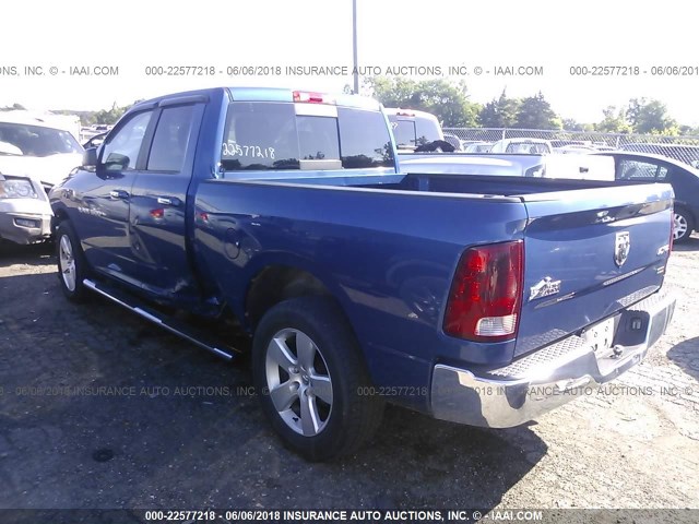 1D7RV1GP9BS542888 - 2011 DODGE RAM 1500 BLUE photo 3