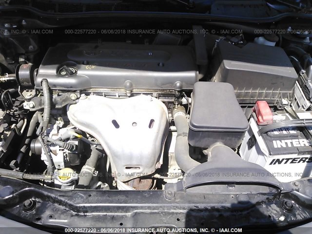 4T4BE46K89R123644 - 2009 TOYOTA CAMRY SE/LE/XLE BLACK photo 10