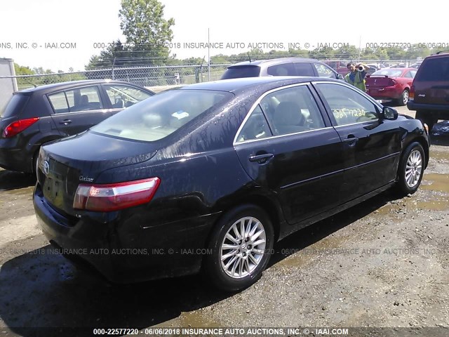4T4BE46K89R123644 - 2009 TOYOTA CAMRY SE/LE/XLE BLACK photo 4