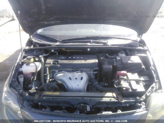 JTKDE167180252793 - 2008 TOYOTA SCION TC 灰色 照片 10