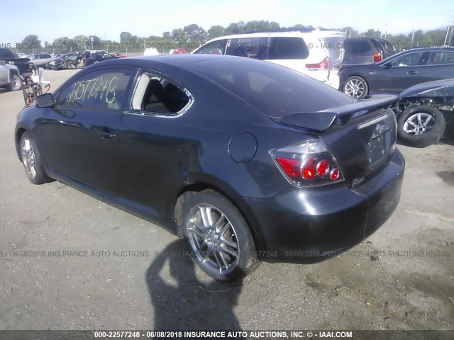 JTKDE167180252793 - 2008 TOYOTA SCION TC 灰色 照片 3