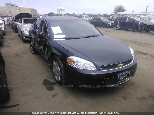 2G1WD57C491292483 - 2009 CHEVROLET IMPALA SS BLACK photo 1