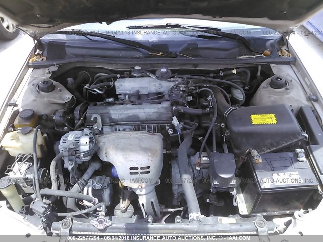 4T1BG22K7WU315471 - 1998 TOYOTA CAMRY CE/LE/XLE BEIGE photo 10