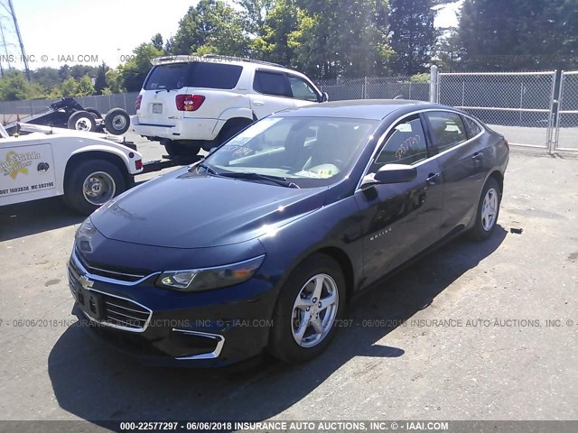 1G1ZB5ST0JF213804 - 2018 CHEVROLET MALIBU LS ლურჯი ფოტო 2