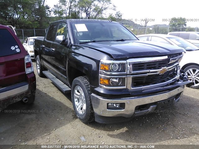 3GCUKSEC0EG434447 - 2014 CHEVROLET SILVERADO K1500 LTZ BLACK photo 1