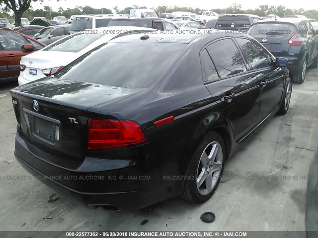 19UUA66295A053020 - 2005 ACURA TL BLACK photo 4