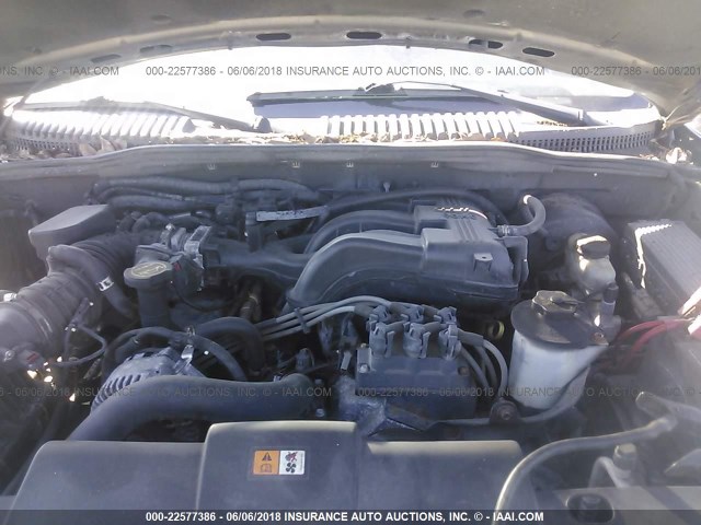 1FMDU73K14ZA20685 - 2004 FORD EXPLORER XLT/XLT SPORT/NBX GRAY photo 10