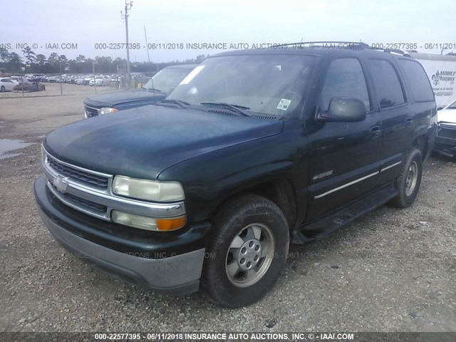 1GNEC13Z62R159771 - 2002 CHEVROLET TAHOE C1500 GREEN photo 2