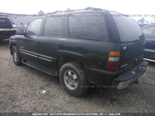 1GNEC13Z62R159771 - 2002 CHEVROLET TAHOE C1500 GREEN photo 3