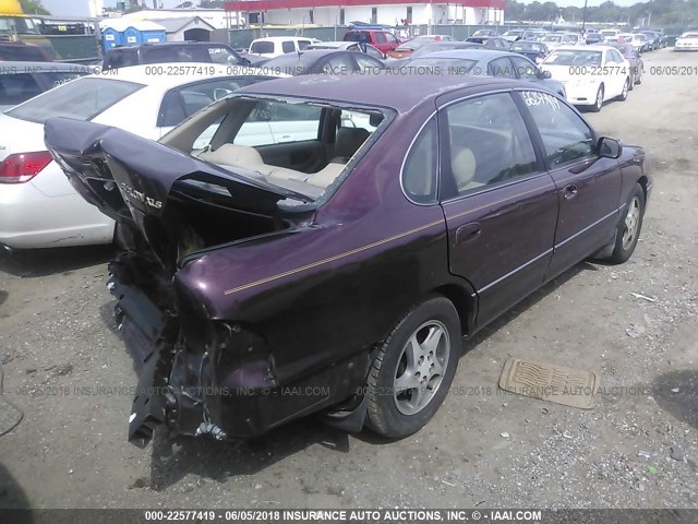 4T1BF18B1XU307775 - 1999 TOYOTA AVALON XL/XLS MAROON photo 4