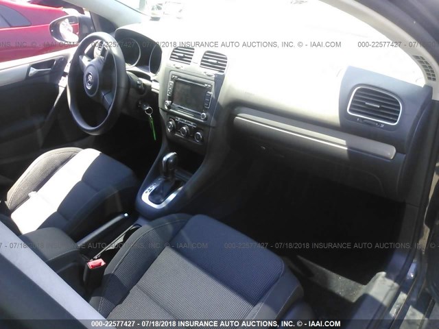 WVWDB7AJ8CW193754 - 2012 VOLKSWAGEN GOLF Dark Blue photo 5