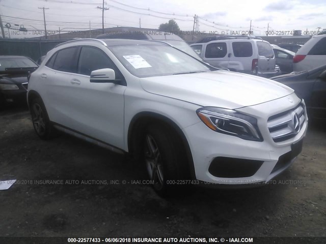 WDCTG4GB2FJ130706 - 2015 MERCEDES-BENZ GLA 250 4MATIC WHITE photo 1