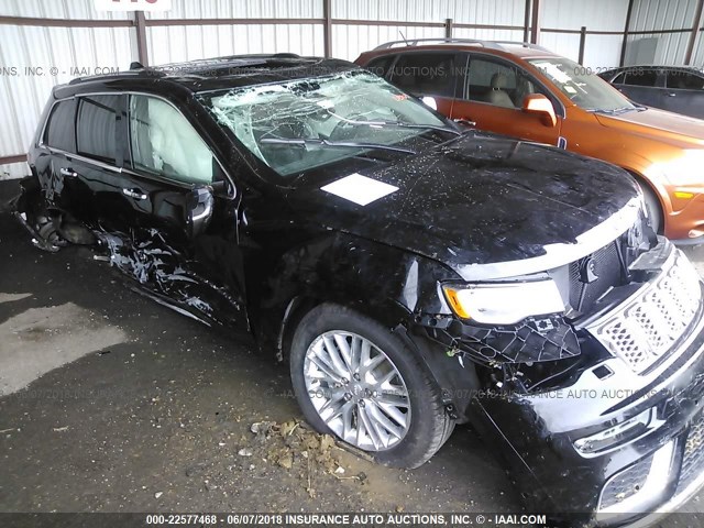 1C4RJFJT5HC955645 - 2017 JEEP GRAND CHEROKEE SUMMIT 黑色 照片 1