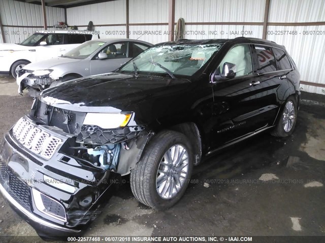 1C4RJFJT5HC955645 - 2017 JEEP GRAND CHEROKEE SUMMIT 黑色 照片 2
