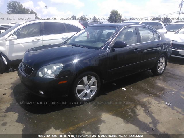 KNAGE123X75088885 - 2007 KIA OPTIMA LX/EX შავი ფოტო 2