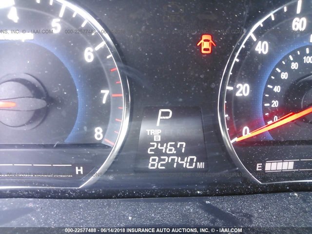 KNAGE123X75088885 - 2007 KIA OPTIMA LX/EX შავი ფოტო 7