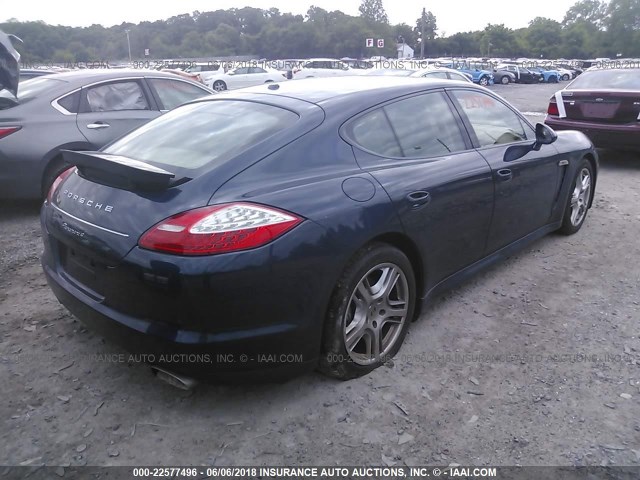 WP0AA2A73CL013059 - 2012 PORSCHE PANAMERA 2/4 BLUE photo 4