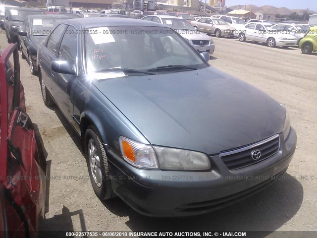4T1BF22K11U963397 - 2001 TOYOTA CAMRY LE/XLE BLUE photo 1