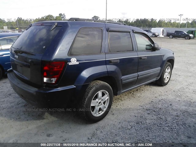 1J4GS48K56C110310 - 2006 JEEP GRAND CHEROKEE LAREDO/COLUMBIA/FREEDOM 深蓝色 照片 4