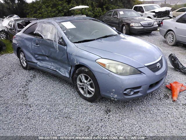 4T1CE30P57U756936 - 2007 TOYOTA CAMRY SOLARA SE/SLE Mavi foto 1