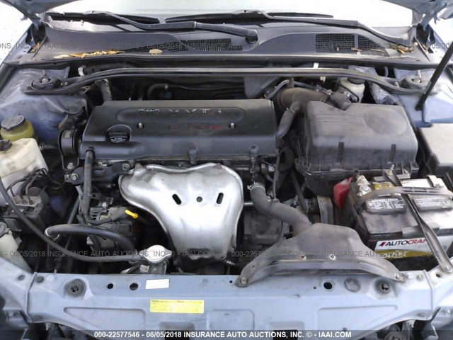 4T1CE30P57U756936 - 2007 TOYOTA CAMRY SOLARA SE/SLE Mavi foto 10