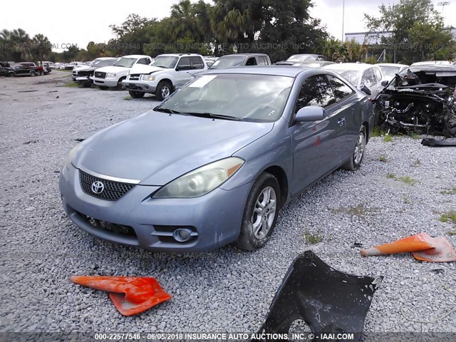 4T1CE30P57U756936 - 2007 TOYOTA CAMRY SOLARA SE/SLE Mavi foto 2