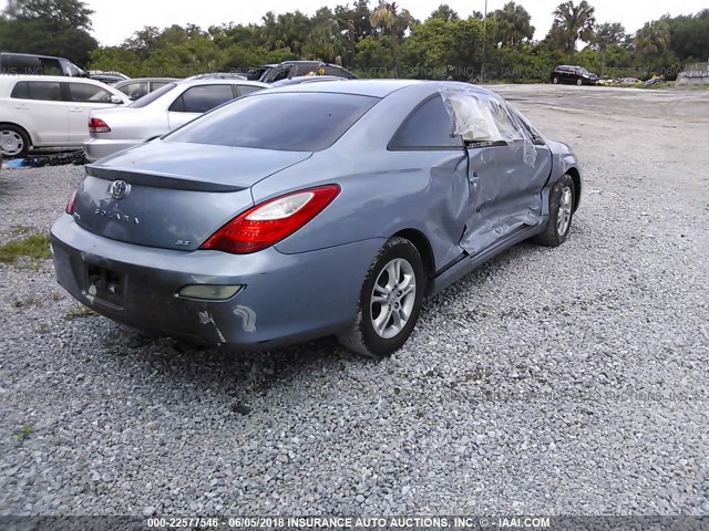 4T1CE30P57U756936 - 2007 TOYOTA CAMRY SOLARA SE/SLE Mavi foto 4