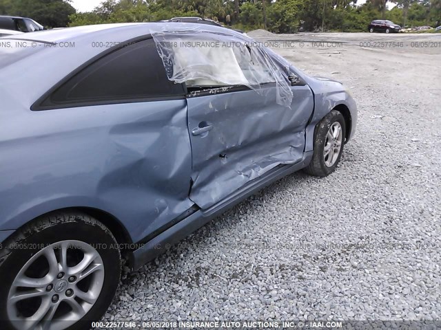 4T1CE30P57U756936 - 2007 TOYOTA CAMRY SOLARA SE/SLE Mavi foto 6