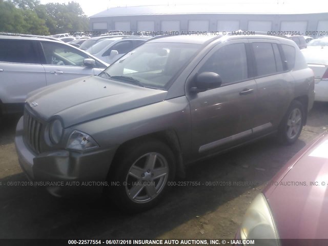 1J8FF57W58D663688 - 2008 JEEP COMPASS LIMITED Champagne photo 2