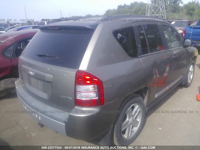 1J8FF57W58D663688 - 2008 JEEP COMPASS LIMITED Champagne photo 4