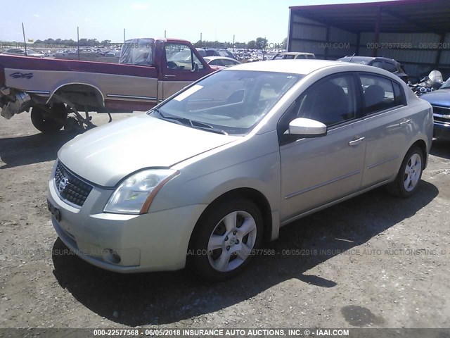 3N1AB61E88L638381 - 2008 NISSAN SENTRA 2.0/2.0S/2.0SL TAN photo 2