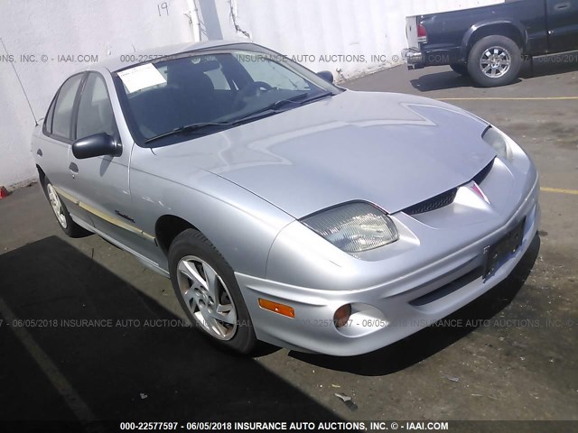 1G2JB524417126905 - 2001 PONTIAC SUNFIRE SE SILVER photo 1