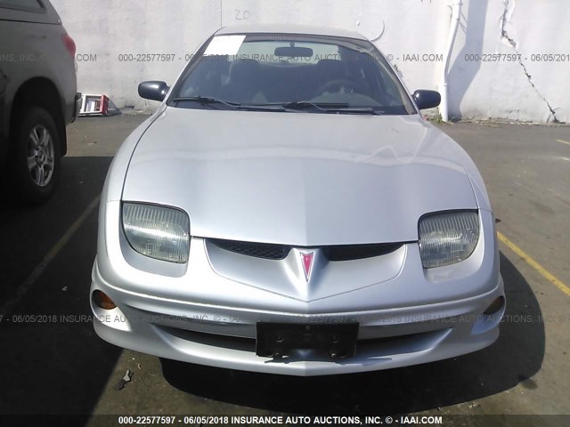 1G2JB524417126905 - 2001 PONTIAC SUNFIRE SE SILVER photo 6