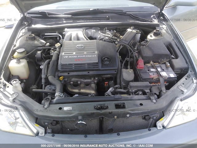 4T1BF28BX4U375364 - 2004 TOYOTA AVALON XL/XLS TEAL photo 10