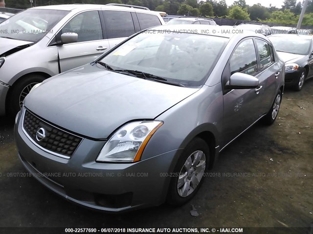 3N1AB61E37L701742 - 2007 NISSAN SENTRA 2.0/2.0S/2.0SL GRAY photo 2