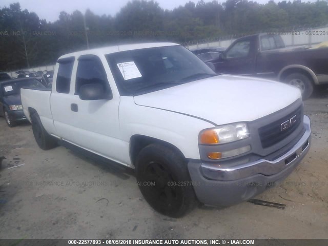 1GTEC19X46Z110413 - 2006 GMC NEW SIERRA C1500 WHITE photo 1