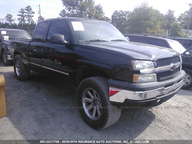 1GCEK19T23E371185 - 2003 CHEVROLET SILVERADO K1500 BLACK photo 1