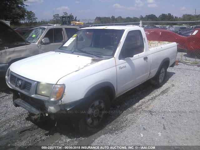 1N6DD21S3WC389013 - 1998 NISSAN FRONTIER XE WHITE photo 2