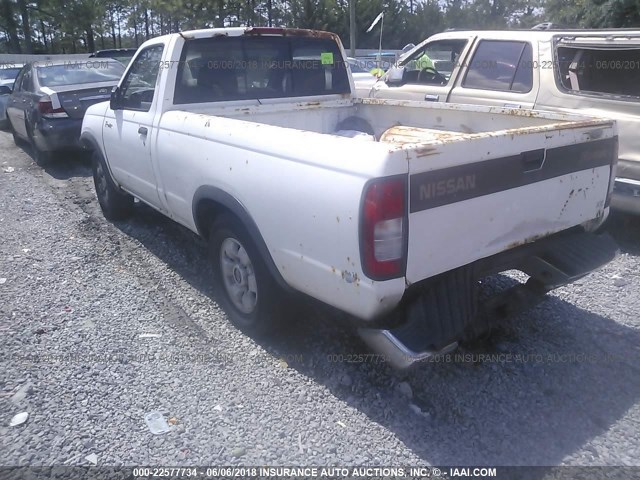 1N6DD21S3WC389013 - 1998 NISSAN FRONTIER XE WHITE photo 3