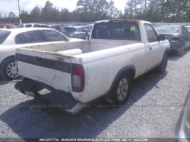 1N6DD21S3WC389013 - 1998 NISSAN FRONTIER XE WHITE photo 4