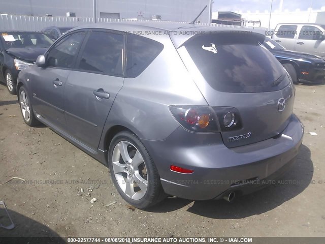 JM1BK143241150396 - 2004 MAZDA 3 HATCHBACK SILVER photo 3