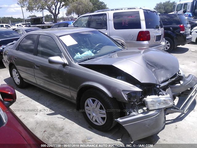 4T1BG22K21U046059 - 2001 TOYOTA CAMRY CE/LE/XLE BEIGE photo 1