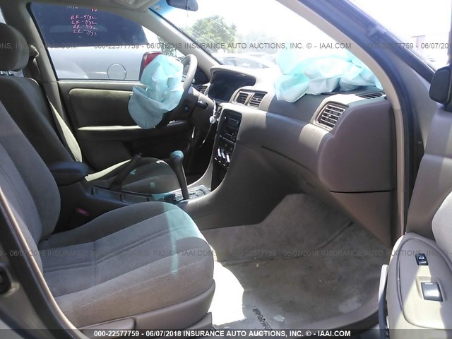 4T1BG22K21U046059 - 2001 TOYOTA CAMRY CE/LE/XLE BEIGE photo 5