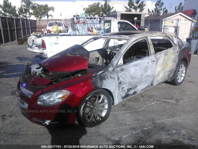 1G1ZG5E73CF360279 - 2012 CHEVROLET MALIBU LTZ 红色 照片 2