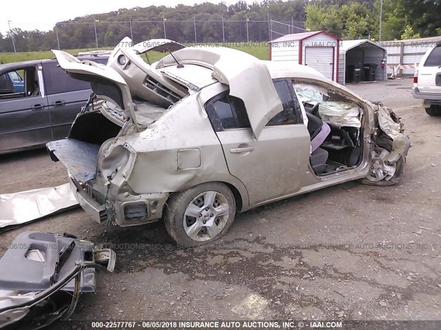 3N1AB61E19L685611 - 2009 NISSAN SENTRA 2.0/2.0S/2.0SL GOLD photo 4