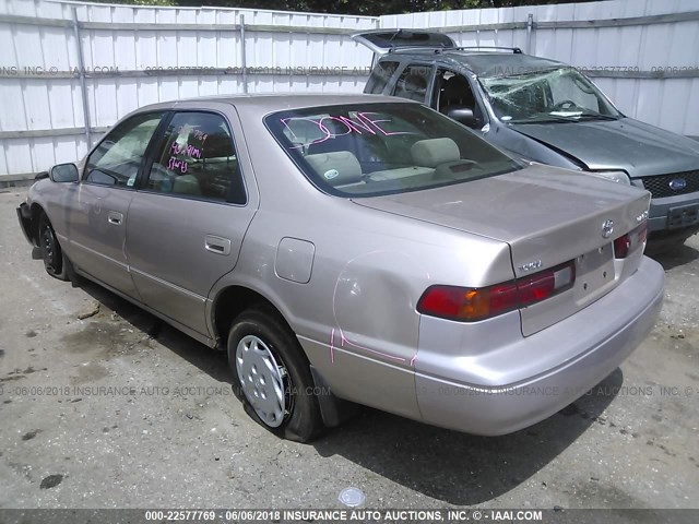 4T1BG22K7XU867893 - 1999 TOYOTA CAMRY CE/LE/XLE GOLD photo 3